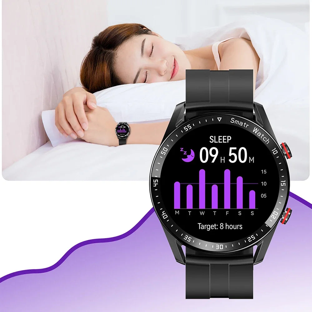 Relógio Inteligente HW20 com 2 Pulseiras – Aço Inoxidável e Silicone
