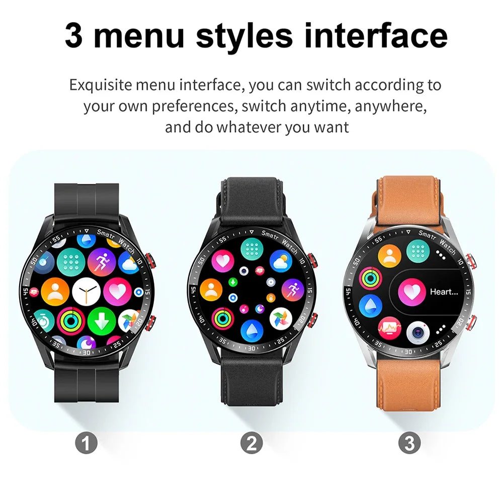 Relógio Inteligente HW20 com 2 Pulseiras – Aço Inoxidável e Silicone