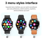 Relógio Inteligente HW20 com 2 Pulseiras – Aço Inoxidável e Silicone
